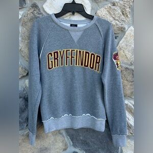 Harry Potter Gryffindor Sweatshirt Gray XS Universal Studios Wizarding World